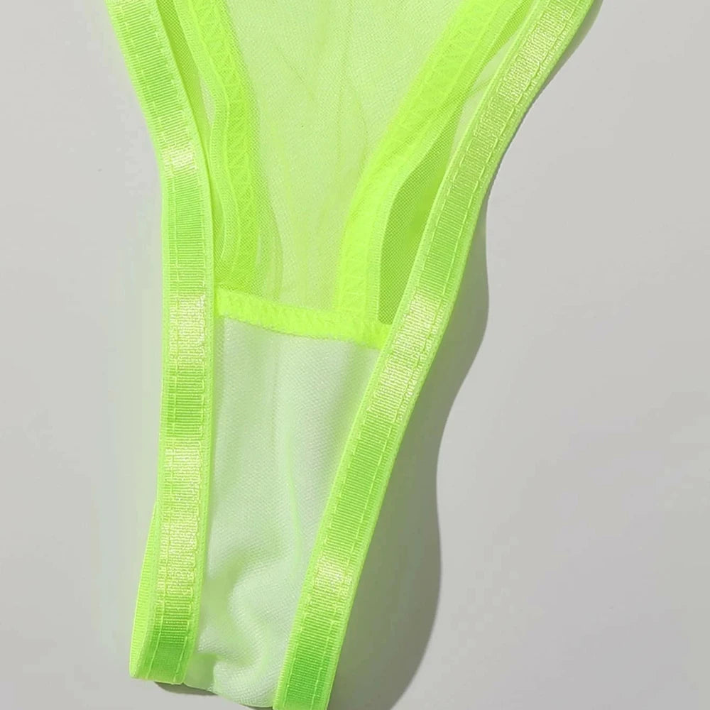 Aura - Light Green - Ensemble Charmeur en dentelle vert clair