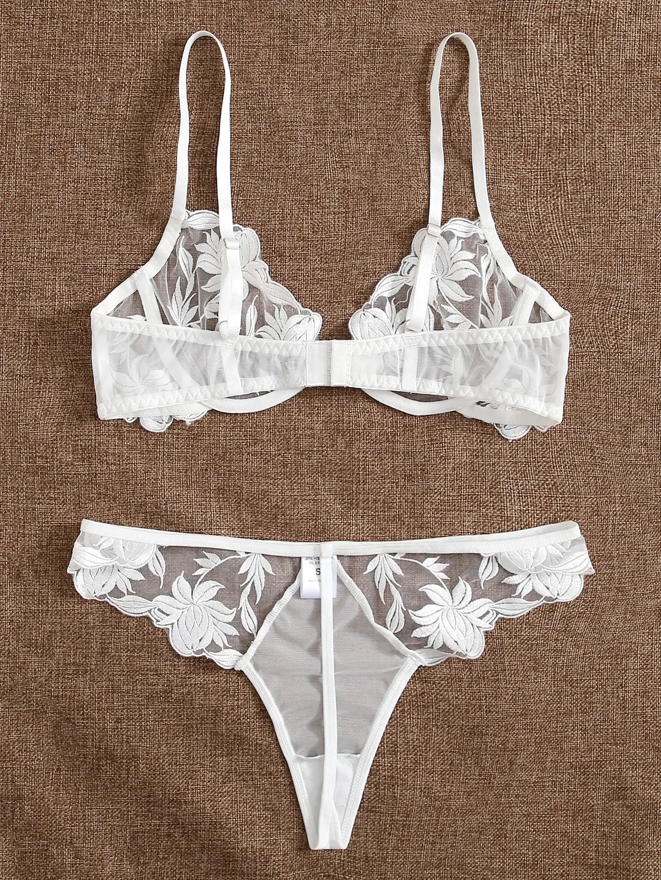 Original - White - Ensemble en dentelle blanche