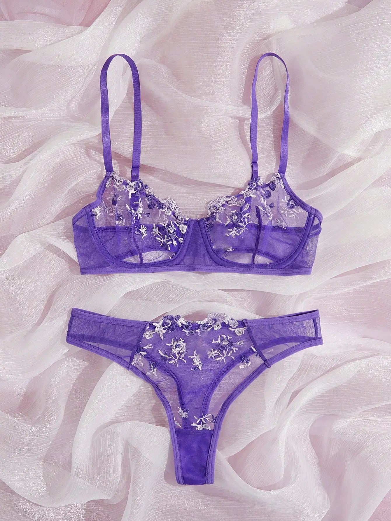 Original - Purple - Ensemble en dentelle violette