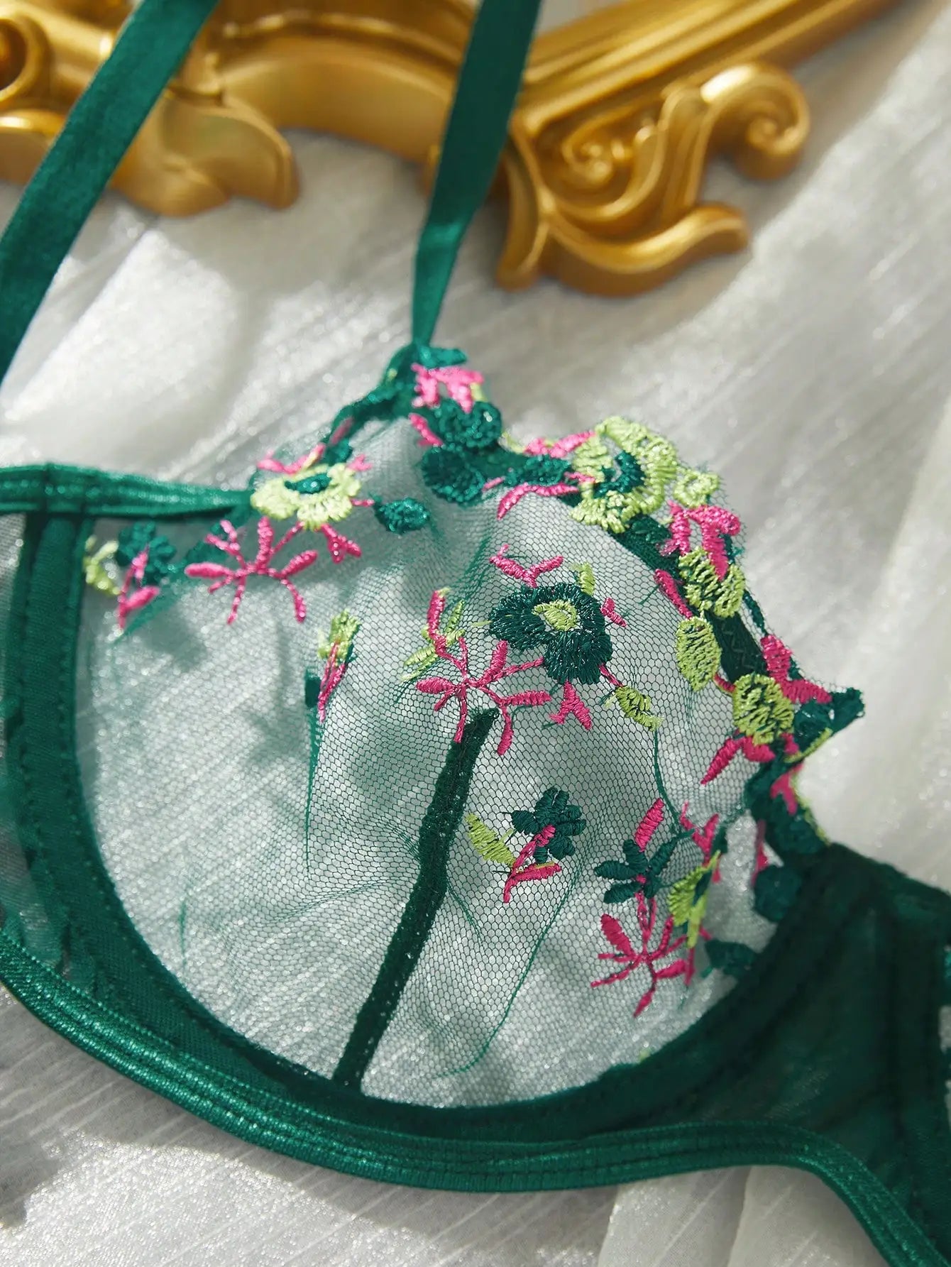 Original - Green - Ensemble en dentelle verte