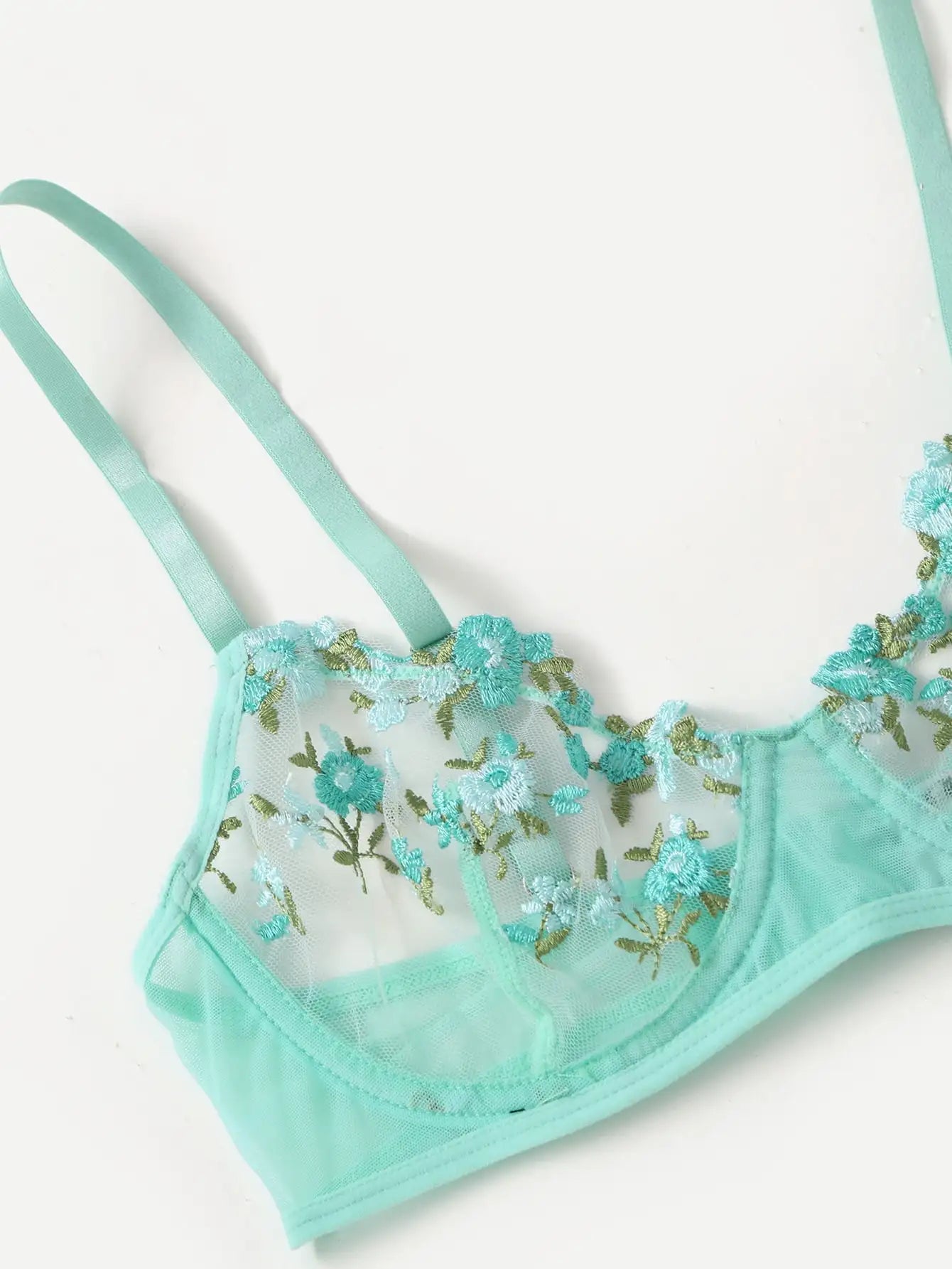 Original - Turquoise - Ensemble en dentelle turquoise