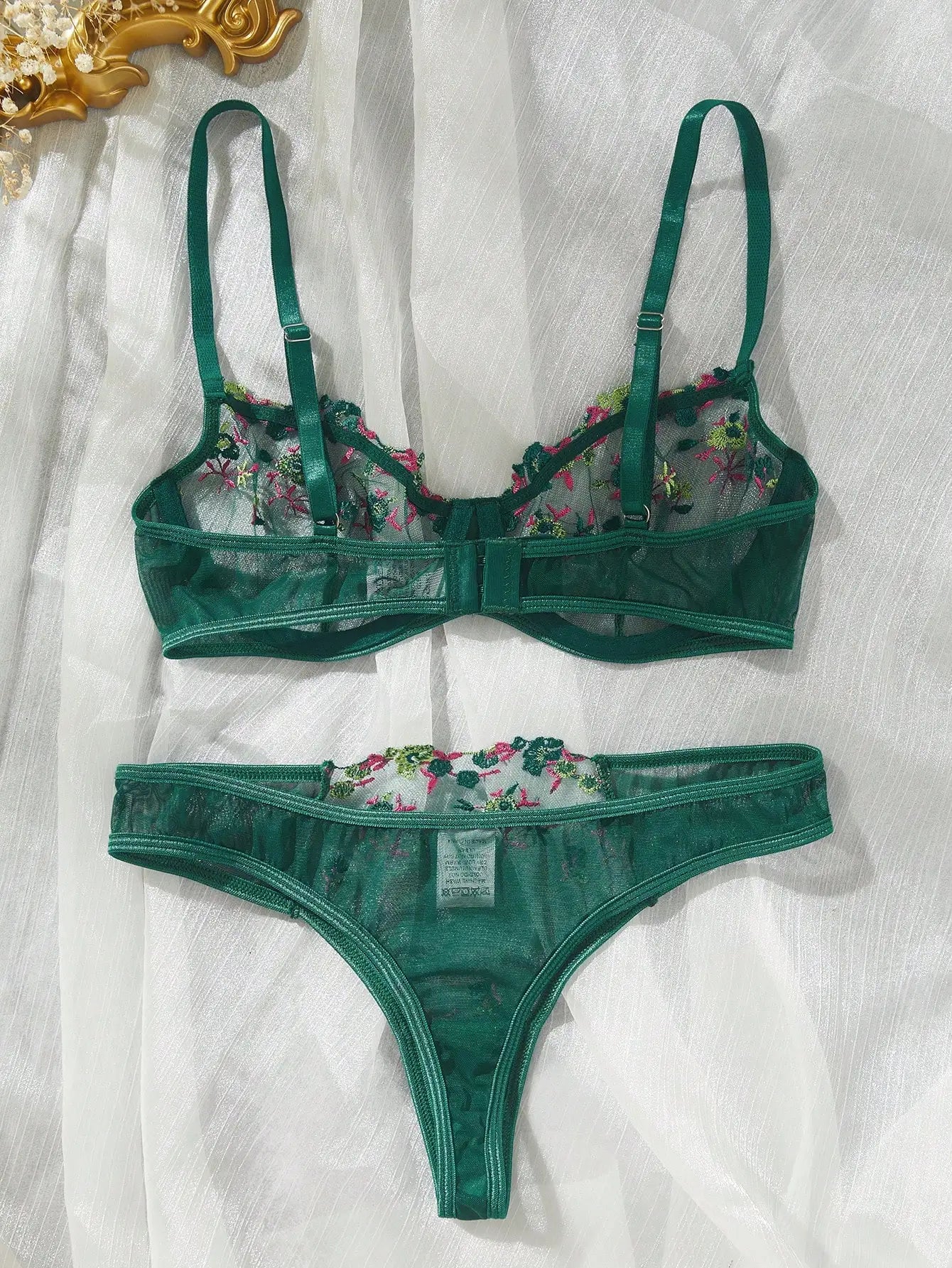 Original - Green - Ensemble en dentelle verte